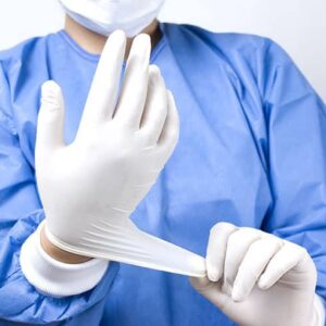 Durable Natural Evergreen Latex Gloves