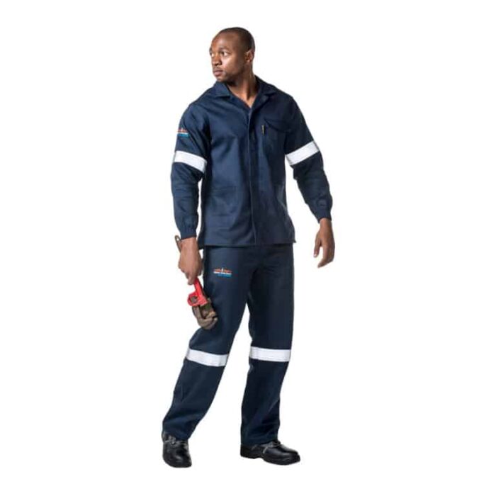 ESKOM SPEC D59 FLAME ACID RESISTANT CONTI PANTS NAVY BLUE 62 102CM