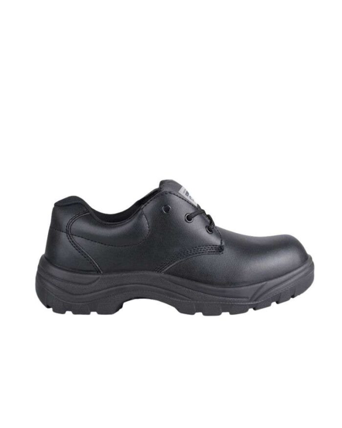 Elite Leather Black Shoe Stc side