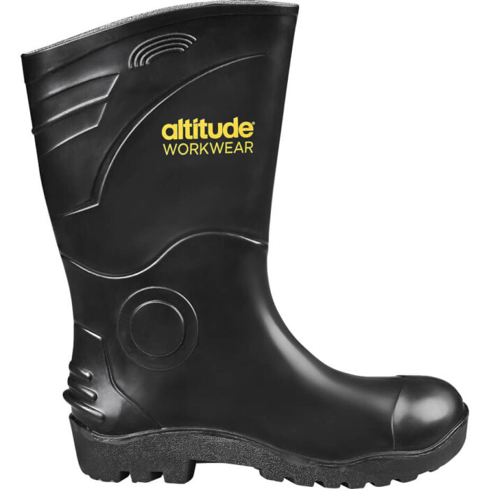 Shield Gumboot Non Steel Toe Cap Black